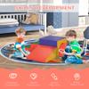 Qaba Climbing Toys for Toddlers and Children, Easy-to-Clean 4 Piece Soft & Safe Kids Foam Play Set for Crawling or Sliding, Assorted view 3