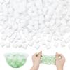 NBEADS 1000Pcs Jelly Cubes for Accessories, 0.5x0.5 Inch Craft Sponge Balls DIY Art Crafts Birthday Party Favors for Gift Box Filler Cube Wedding Holiday Crafts Making, White view 1
