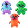 ORB Funkee Monkee Animalz Dog Squishy Toys Mega 3 Pack (Set 2) - Adorable Stretchy, Squishy Dog Squishies - Fun Puppy Stress Ball Toys - Funkee Dog Fidget Toys and Sensory Toys for Kids and Adults view 2