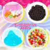 Trubic 46PCS Slime Boba Tea Making Kit for Girls ages 8-12, DIY Pretend Play Food Toys, Bubble Tea Cups/Bag/Clear Slime/Add-ins, Making Miniature Food, Christmas Party Favors Gift for Kids 6 7 9 10 11 view 2