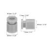 MECCANIXITY RC Anti Vibration Rubber Balls for RC F4 F7 Flight Controller M3x8mm Shock Absorption Balls (Grey), Pack of 12 view 2