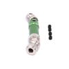 2 pcs Metal Rear Center Drive Shaft CVD Transmission Shaft for 1/12 Wltoys 12423 12428 12628 FY03 RC Car Rock Crawler(Green) view 4