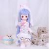 1/6 BJD Dolls Kawaii Doll 28 Move Joints Handmade Makeup Cute 12 Inches Collectible Cartoon Dress up Dolls Best Gift (E) view 2