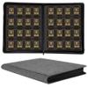 1000+ Pockets Trading Card Binder, 16 Pockets Trading Card Binder Ringless Side Loading Trading Card Album Folder for TCG,MTG,Sports Cards(Gray) view 1