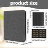 1000+ Pockets Trading Card Binder, 16 Pockets Trading Card Binder Ringless Side Loading Trading Card Album Folder for TCG,MTG,Sports Cards(Gray) view 2