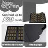 1000+ Pockets Trading Card Binder, 16 Pockets Trading Card Binder Ringless Side Loading Trading Card Album Folder for TCG,MTG,Sports Cards(Gray) view 3