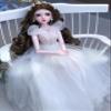 1/3 BJD Doll Kawaii Doll Move Joints Handmade Makeup Cute 24 Inches Collectible Cartoon Dress up Dolls Best Gift (H) view 3