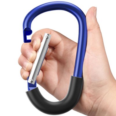 SURDOCA Stroller Hooks, Large Stroller Hooks for Bags, Universal Stroller Clips and Hooks, Mommy Hook for Stroller Heavy Duty, Stroller Accessories for Mom