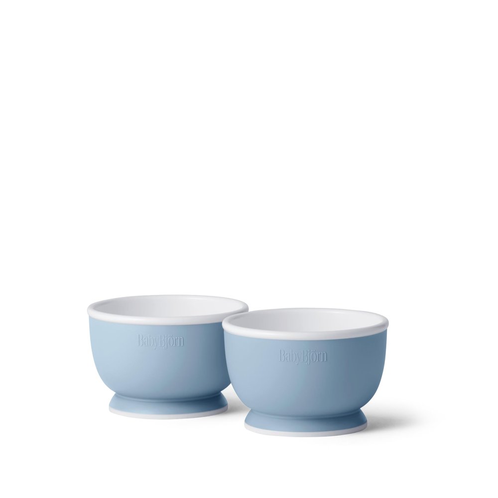 BabyBjrn Baby Bowl, 2-pack, Powder blue