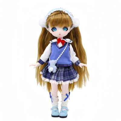 1/6 BJD Dolls Kawaii Doll 28 Move Joints Handmade Makeup Cute 12 Inches Collectible Cartoon Dress up Dolls Best Gift (G)