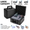 FunGuys TopLoader Storage Box - Holds 400+ Trading Cards, One Touch Card Holder view 3