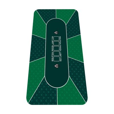 nuveti 79 x 39 Foldable Texas Poker Card Tabletop Layout Portable Anti-Slip Rubber Board Game Mat Smooth Premium Surface, Noise Reduction Poker Mat for Table