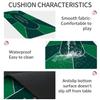 nuveti 79 x 39 Foldable Texas Poker Card Tabletop Layout Portable Anti-Slip Rubber Board Game Mat Smooth Premium Surface, Noise Reduction Poker Mat for Table view 3