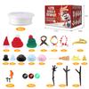 LAHAND 9-Pack Christmas Snowman Crafts Sets for Kids, Modeling Clay Snowman DIY Kit,Christmas Stocking Stuffers for Kids, Perfect for Winter Children's Holiday Party Decoration Gifts view 2