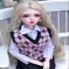 1/3 BJD Doll Kawaii Doll Move Joints Handmade Makeup Cute 24 Inches Collectible Cartoon Dress up Dolls Best Gift (B) view 3