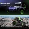 GoolRC WLtoys 124006 RC Car, 1:12 Scale Remote Control Car, 4WD 40KM/H High Speed RC Truck, 2.4GHz Off-Road RC Crawler RTR with LED Lights and 2 Batteries for Adults (Green) view 4