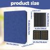1000+ Pockets Card Binder,16 Pockets Trading Card Binder Ringless Side Loading Trading Card Album Folder for YuGiOh,MTG,TCG,Game Cards,Sports Cards,Business Cards (Dark Blue) view 2