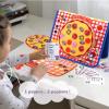 CHEFAN Pizza Counting Felt Board for Toddlers, Number Learning Toys, Make Pizza Time for Vegetables, Preschool Math Games, Manipulatives for Preschool view 3