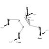 1/10 Front Rear Anti Roll Bar Sway Bar Set for Traxxas 2WD Rustler Bandit VXL 2wd Slash Upgrades view 3