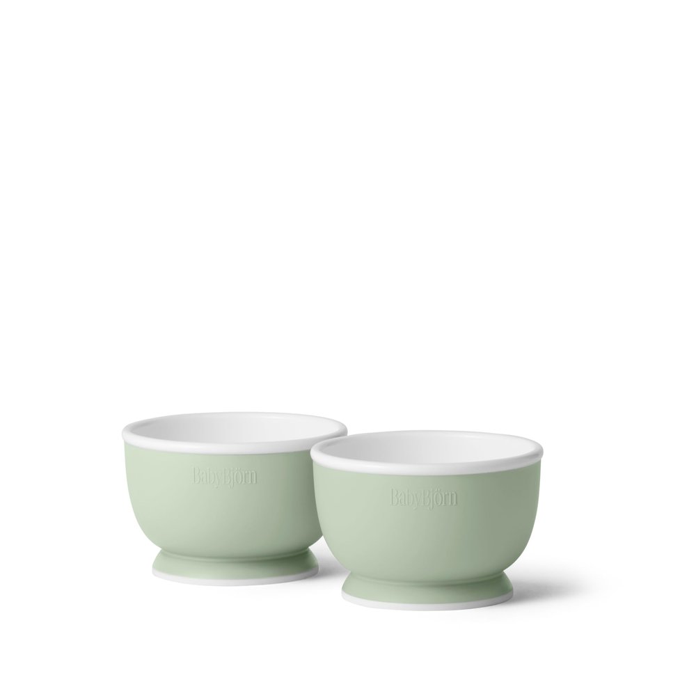 BabyBjrn Baby Bowl, 2-pack, Powder green