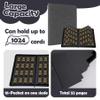 1000+ Pockets Trading Card Binder, 16 Pockets Trading Card Binder Ringless Side Loading Trading Card Album Folder for TCG,MTG,Sports Cards (Black) view 3