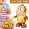 BTSEURY Electric Kid Toy, Light Music Toy, Dancing Swinging Toy, Cartoon Monkey Light Music Robot Children Entertainment view 3