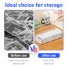 200PCS White Trading Card Dividers, Paper Organizer for Sport Game Business Playing Cards Gathering Storage Supplies (White-Horizontal) view 3
