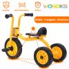Kids Tricycle for Rider Ages 2+, Preschool Kids Trike Bike, Big Wheel Tricycle with Inflation-Free Rubber Wheels, Gift and Toy for Boys and Girls view 3