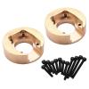 DAIHAOUU 2Pcs 110G Brass Counterweight Balance Weight for Absima for CR3.4 for Sherpa for KHAMBA for CR1.8 for Yucatan RC Crawler Car Upgrade Parts view 1