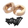DAIHAOUU 2Pcs 110G Brass Counterweight Balance Weight for Absima for CR3.4 for Sherpa for KHAMBA for CR1.8 for Yucatan RC Crawler Car Upgrade Parts view 3