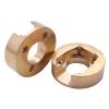 DAIHAOUU 2Pcs 110G Brass Counterweight Balance Weight for Absima for CR3.4 for Sherpa for KHAMBA for CR1.8 for Yucatan RC Crawler Car Upgrade Parts view 4