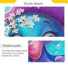 1000 Pieces Jigsaw Puzzle Cute Blue Octo Purple Jigsaw Puzzles for Adults, Families view 2