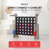 UNICOO Jumbo 4 in a Row Game | Adjustable Height (2.5-3.5 FT) 4-to-Score Giant Yard Game Set for Kids & Adults w/Carrying Bag, Build-in Mini Games | Indoor/Outdoor Games for Parties & Family Fun view 2