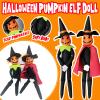 Rugwun 2026 New Halloween Pumpkin Elf Doll,14Inch Handmade Stuffed Pumpkin Elf Toys,Halloween Pumpkin Elf Doll Ornament, Birthday Supplies,Accessories for Halloweens Xmas (B2) view 3