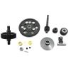 1:10 Rc Crawler Parts Steel Metal Transmission Gears Set Accessories Assembled Transmission for Axial Scx10 Gearbox view 2