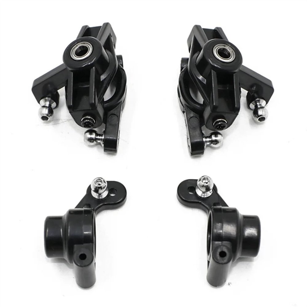 DAIHAOUU Steering Knuckle C-Hub Carrier Rear Hub Carrier Set for Wltoys 144001 144010 124016 124017 124019 RC Car Spare Parts