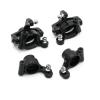 DAIHAOUU Steering Knuckle C-Hub Carrier Rear Hub Carrier Set for Wltoys 144001 144010 124016 124017 124019 RC Car Spare Parts view 2