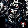 AUSTOR 7 Die DND Dice Set 7 Pieces White Skull Resin Dice Role Playing Sharp Edge Dice D20 D12 D10 D8 D6 D4 with Case for Dungeons and Dragons view 1