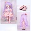1/6 BJD Dolls Kawaii Doll 28 Move Joints Handmade Makeup Cute 12 Inches Collectible Cartoon Dress up Dolls Best Gift (A) view 3