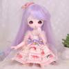 1/6 BJD Dolls Kawaii Doll 28 Move Joints Handmade Makeup Cute 12 Inches Collectible Cartoon Dress up Dolls Best Gift (H) view 3