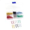 XSYGO 180pcs Universal RC Body Clips Stainless Steel Body Shell Clip R Pins for 1/10 1/12 Scale Axial Traxxas Redcat HPI Himoto HSP Exceed RC Car Truck Buggy Shell Replacement view 2