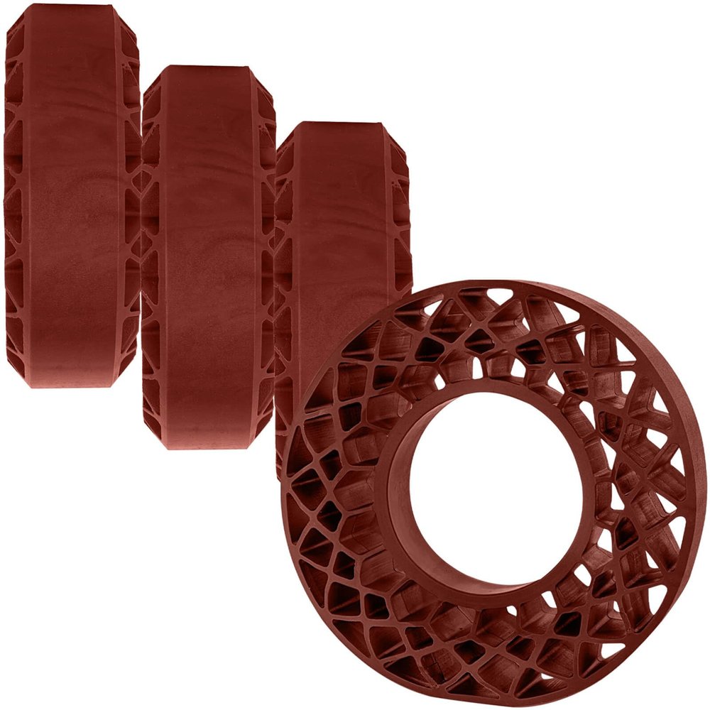 hopsupRC RC 1.9" Wheel Tires Waterproof Silicone Tire Insert for 1/10 SCX10 90046 AX103007 SCX10 II SCX10 III TRX4 TRX6 Gen7 8 D90 VS4-10 MST CFX,Silicone Fit Inner Filler Upgrades Part.(Brown)