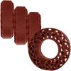 hopsupRC RC 1.9" Wheel Tires Waterproof Silicone Tire Insert for 1/10 SCX10 90046 AX103007 SCX10 II SCX10 III TRX4 TRX6 Gen7 8 D90 VS4-10 MST CFX,Silicone Fit Inner Filler Upgrades Part.(Brown) view 1