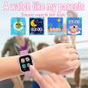 iCHOMKE Kids Smart Watch, Girls Boys Smartwatch with 32 Games Camera Video Recorder Player,Pedometer,Birthday Learning Toys Gifts for 4-10 Years Children (Pink) view 2