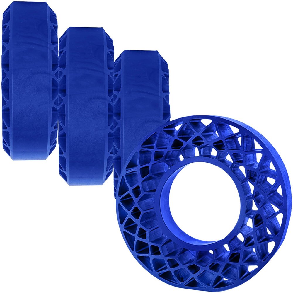 hopsupRC RC 1.9" Wheel Tires Waterproof Silicone Tire Insert for 1/10 SCX10 90046 AX103007 SCX10 II SCX10 III TRX4 TRX6 Gen7 8 D90 VS4-10 MST CFX,Silicone Fit Inner Filler Upgrades Part.(Navy Blue)