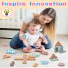 kecristv Montessori Toys for 1 2 Year Old Girl and Boy Birthday Gifts, Shape Sorter Wooden Toys for Toddlers Age 1-3 2-4, Learning Educational Sensory Stacking Toddler Puzzles view 3
