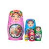 CEUMEA Sleek Nesting Dolls Nesting Dolls Set of 5 Pcs Home Decoration Matryoshka Dolls Nesting Dolls Suitable for Christmas Sleek Nesting Dolls view 1