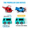 18 Pack Assorted Pull Back Cars and Airplanes Toy Set, Mini Die-cast Metal Friction Powered Vehicles Toy for Kids Boys Girls view 2
