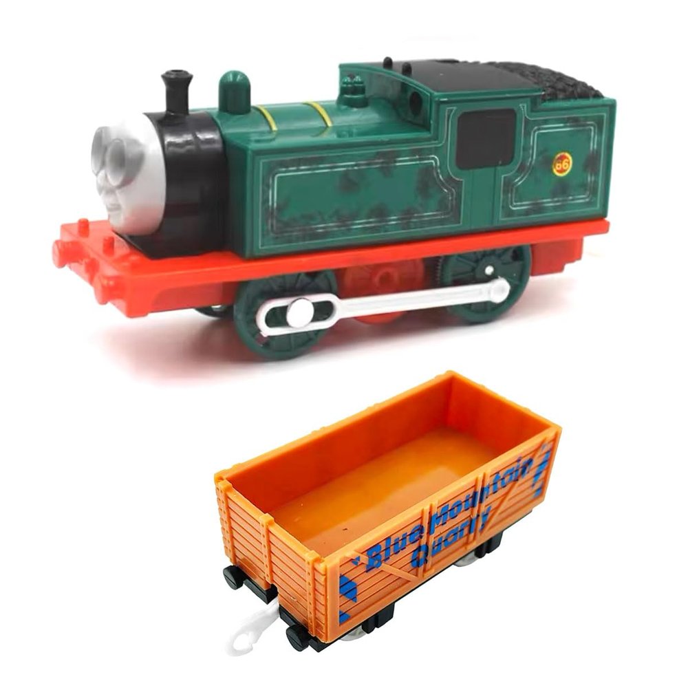 LATUROP Th-omas and Friends Train Plastic Electric Master Battery Powered Toy Set Kids Boys Girls (Whiff Train Set)
