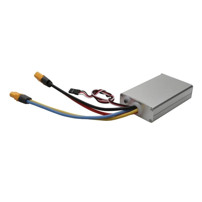 1PCS 24V 36V 48V Dual-Way Brushed ESC 60A Crawler Motor Electric Speed Controller with XT60 Connector DIY for RC Model Parts(ESC with XT60 Plug)